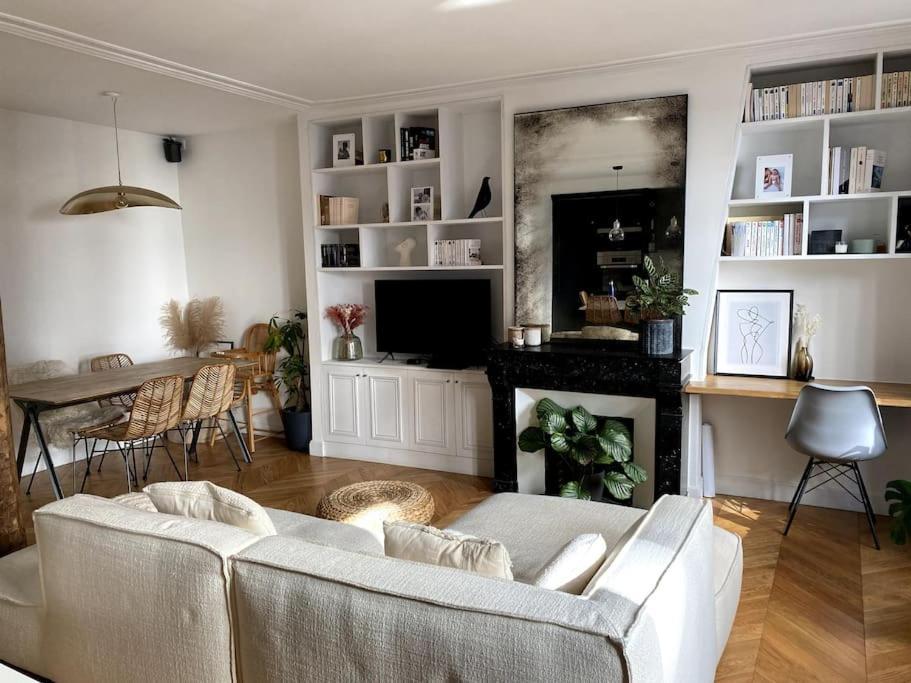 Charmant Appartement Parisien Lumineux Et Central ภายนอก รูปภาพ